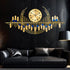 Retro Revival Metal Wall Art Clock Buy Wall Clock Online